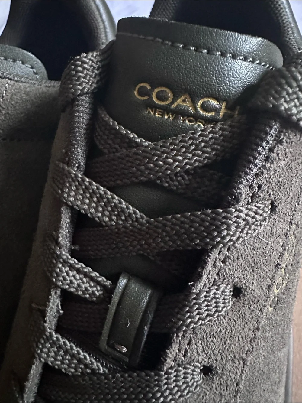 Coach Men's Olive Green Low-Top Sneakers